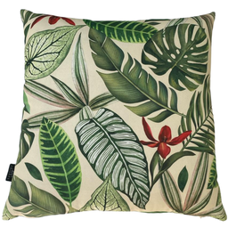 Kit 4 Almofadas Cheias Waterhavana Impermeável Área Externa Folhas Verdes 43cmx43cm - 5