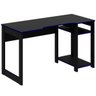 Mesa para Computador Gamer Espaço para 2 Monitores e Cpu Preto/azul - 5