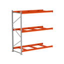 Ver imagem 1 de Mini Porta Pallet Continuação 500kg com 3 Longarinas 2,00 X 1,80 X 0,80 sem Bandeja - Ultra Móveis