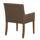 Ver imagem 3 de Kit 4 Cadeiras para Mesa de Jantar Angel Base Madeira Corano Marrom - Nexta Casa