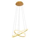 Ver imagem 1 de Lustre Pendente Space Orbital Double Led 39w 3000k Luz Amarela Bivolt 3000k Luz Quente