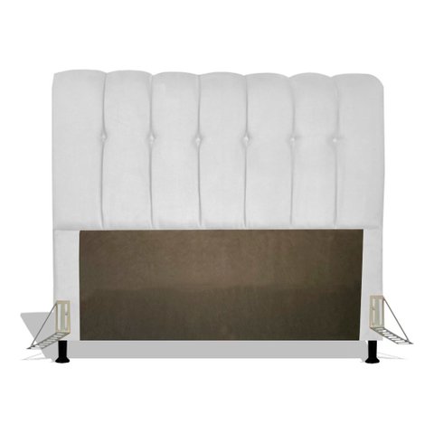 Banqueta Decorativa Josi Suede Azul Marinho - Mv Estofados Shop