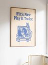 Ver imagem 1 de Quadro Decorativo - Play It Twice Vinil Vintage