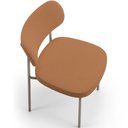 Ver imagem 3 de Cadeira Decorativa Sala de Jantar Melina Base Arena L02 Bouclê Terracota - Lyam Decor