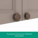 Ver imagem 4 de Armario Lavanderia 4 Peças Balcao com Tampo Unna Gris Poliman