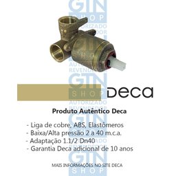 Registro Base Monocomando Chuveiro Bp/ap Dn20 3/4 (4493.000) Deca com 3 Peças - 6