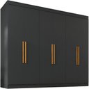 Ver imagem 1 de Guarda Roupa Maxel Casal Paris 6 Portas 2 Gavetas Mdf Disa Móveis