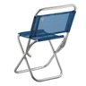KIT 04 CADEIRA PESCADOR DOBRÁVEL DE ALUMÍNIO AZUL MARINHO - 5
