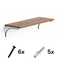 Ver imagem 4 de Prateleira Industrial Parede Mão Francesa Piatina 30x100cm