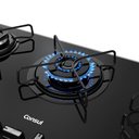 Ver imagem 5 de Cooktop 5 Bocas a Gás Mesa de Vidro Temperado Cds75ae Consul