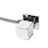 Ducha Higiênica Acabamento Quadrado ABS Cromada ¼ Volta:Cromado - 5