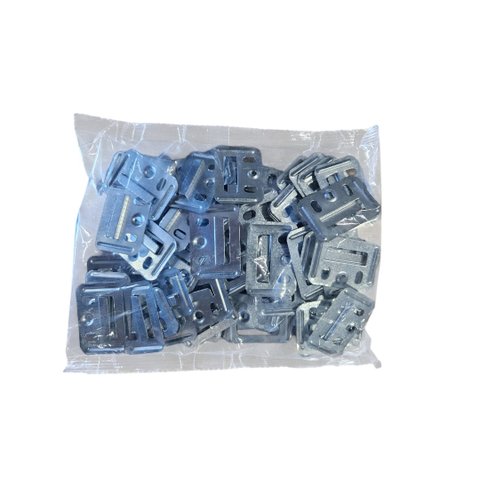 Presilha de Aluminio para Painel Ripado Wpc Kit 100 Clipes