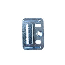 Presilha de Aluminio para Painel Ripado Wpc Kit 100 Clipes - 2