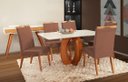 Ver imagem 1 de Mesa de jantar + 6 cadeiras Paris Tampo 160 cm Terracota