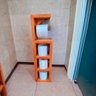 Suporte Organizador Porta Papel Higiênico de Madeira Envernizada de Chão Estilo Rústico Suporte `por - 2