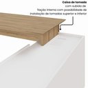 Ver imagem 4 de Mesa Diretor Dinâmica em L 2,00 m X 1,70 m com Tampo e Pés Painel Chanfrados e Armário Pedestal