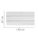 Ver imagem 2 de Painel Estofada Argentina 140cm Casal Para Cama Box Quarto Suede Branco - Gat Magazine