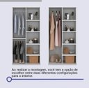 Ver imagem 4 de Guarda Roupa Cancun 2 Portas 100%mdf Branco - Ddoro