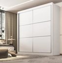Ver imagem 1 de Guarda Roupa Cancun 2 Portas 100%mdf Branco - Ddoro