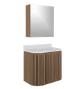 Ver imagem 1 de Conjunto Gabinete para Banheiro Suspenso Emma 60cm