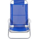 Ver imagem 2 de Cadeira de Praia Reclinável Sunny em Alumínio Azul Bel