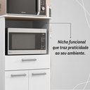Ver imagem 6 de Balcão de Cozinha Duplo Forno 2 Portas e 1 Gaveta Prata -branco-supremo