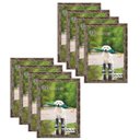 Ver imagem 1 de Kit 8 Molduras Porta Retrato 20X30 Marrom