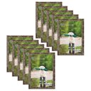 Ver imagem 1 de Kit 10 Molduras Porta Retrato 20X30 Marrom