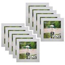 Ver imagem 1 de Kit 10 Porta Retrado Molduras 20x20 Branco