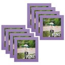 Ver imagem 1 de Kit 8 Porta Retrado Molduras 20x20 Lilás
