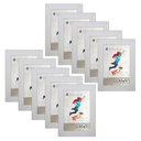 Ver imagem 1 de Kit 10 Molduras Porta Retrato 10X15 Branco