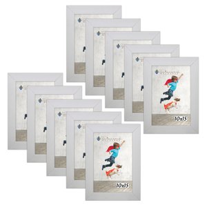 Kit 10 Molduras Porta Retrato 10X15 Branco