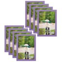 Ver imagem 1 de Kit 8 Molduras Porta Retrato 20X30 Lilás
