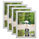 Ver imagem 1 de Kit 4 Molduras Porta Retrato 20X30 Branco