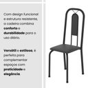 Ver imagem 7 de Conjunto Sala de Jantar com 4 Cadeiras Lívia Preto