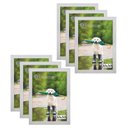 Ver imagem 1 de Kit 6 Molduras Porta Retrato 20X30 Branco
