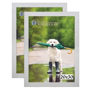 Kit 2 Molduras Porta Retrato 20X30 Branco