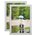 Ver imagem 1 de Kit 2 Molduras Porta Retrato 20X30 Branco