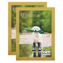 Ver imagem 1 de Kit 2 Molduras Porta Retrato 20X30 Amarelo