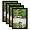 Ver imagem 1 de Kit 4 Molduras Porta Retrato 20X30 Preto
