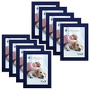 Ver imagem 1 de Kit 9 Molduras Porta Retrato 15X21 Azul