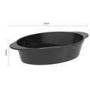 Ver imagem 4 de Jogo 12 Travessas para Servir Preta Saladeira Plástico 550ml Oval Coza Uno Petiscos Porções
