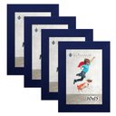 Ver imagem 1 de Kit 4 Molduras Porta Retrato 10X15 Azul