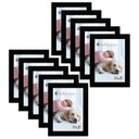 Ver imagem 1 de Kit 10 Molduras Porta Retrato 15X21 Preto