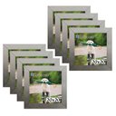 Ver imagem 1 de Kit 8 Porta Retrado Molduras 20x20 Prateado