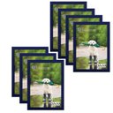 Ver imagem 1 de Kit 7 Molduras Porta Retrato 20X30 Azul