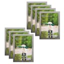 Ver imagem 1 de Kit 7 Molduras Porta Retrato 20X30 Prateado