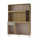 Ver imagem 4 de Cozinha Kit Duda 120cm Damasco Ripado Off White- Poquema