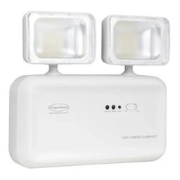Iluminação Luz Emergência Led 1200 Lúmens Compact 2 Faróis - 3