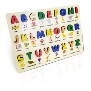 Alfabeto Educativo para Alfabetização Infantil Montessoriano